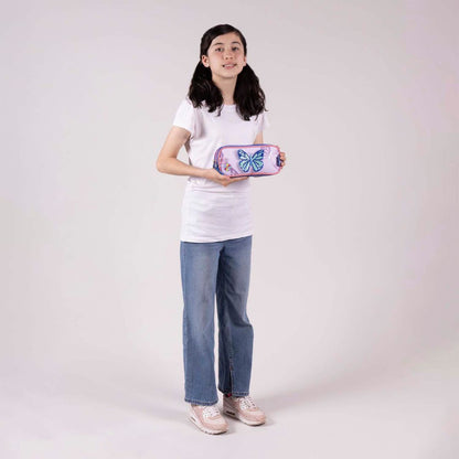 ESTUCHES P/LAPICES HAPPY GIRL BUTTER AZUL XXIV