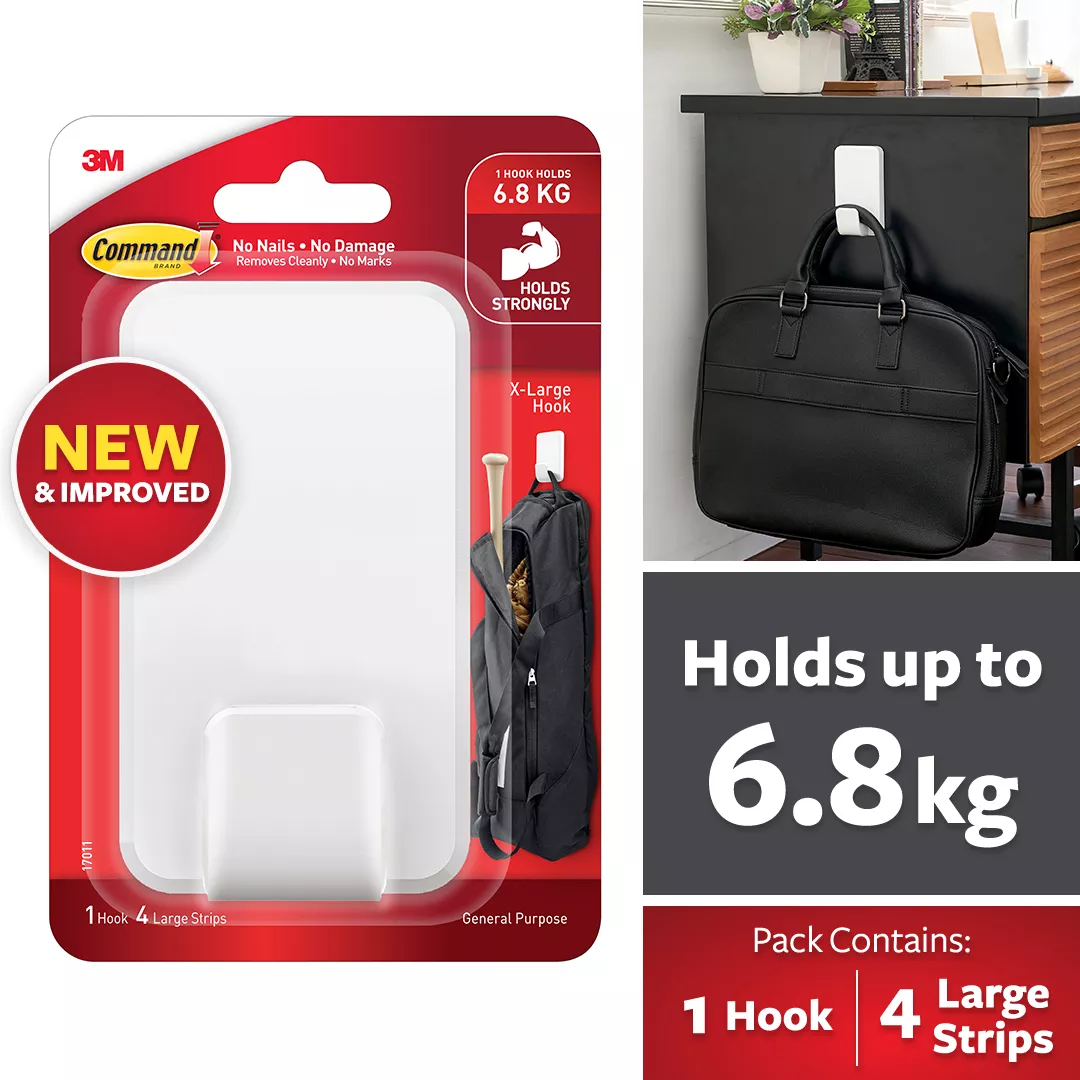 GANCHOS EXTRA GRANDES COMMAND 15LB