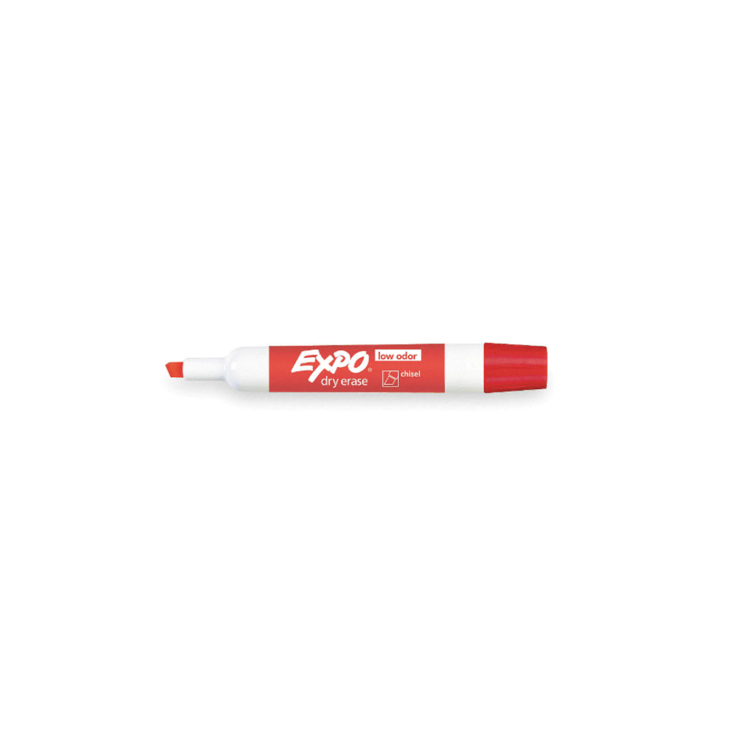 MARCADOR P/PIZARRA BLANCA BEROL ROJO (Chisel)