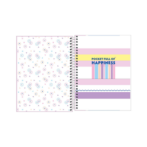 AGENDA DIARIA EN ESPIRAL 2024 PLANNER HAPPY M7