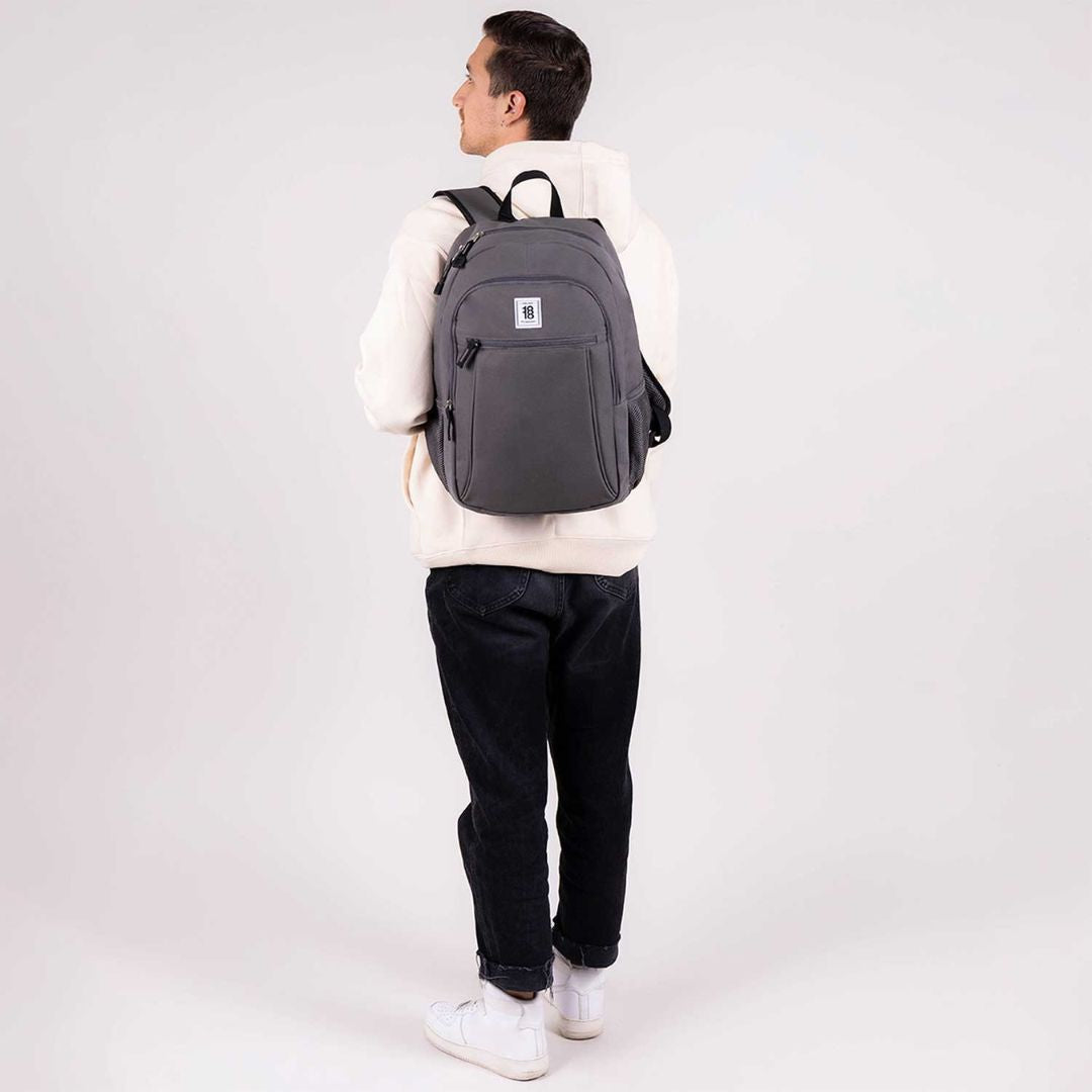 MOCHILA CHENSON GRANDE 1818 WYNN GRIS XXIV