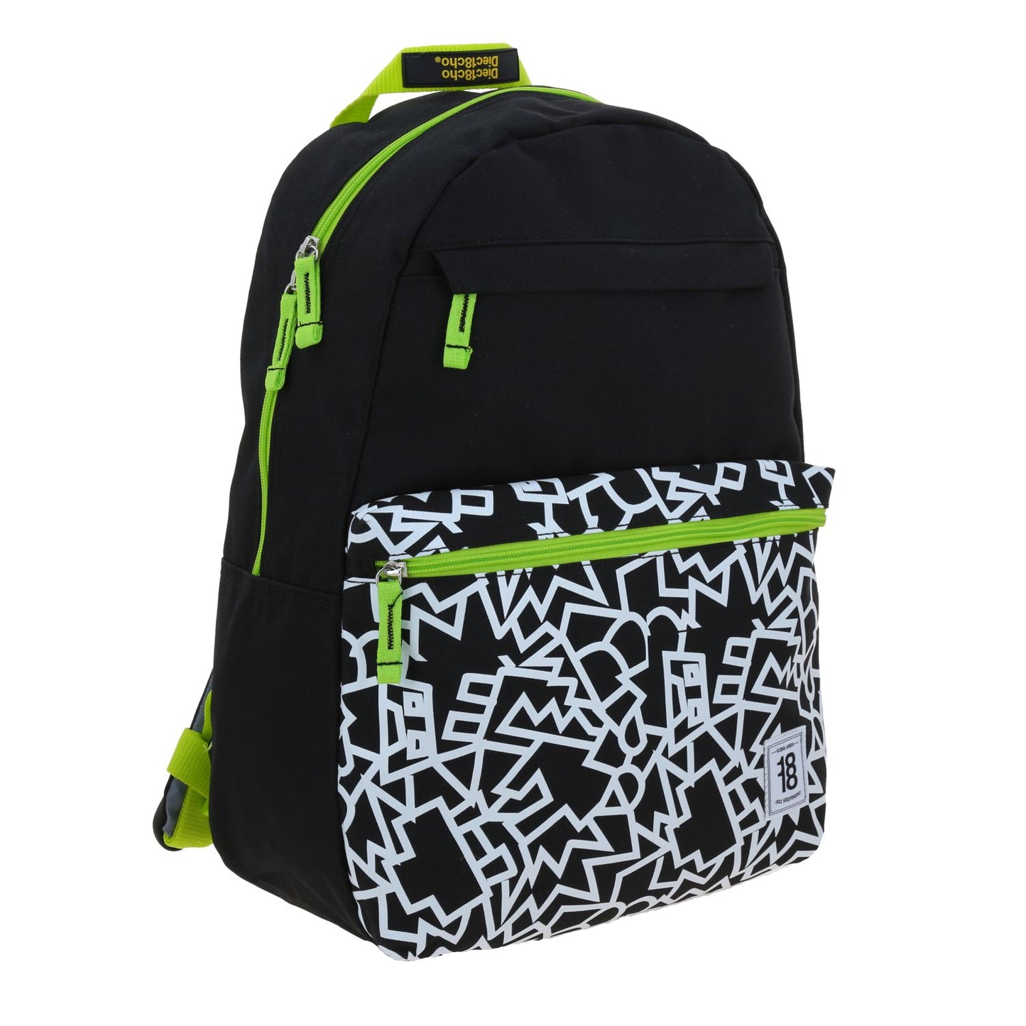 MOCHILAS CHENSON GRANDE CRAZY COLORS 1818 NEGRA XXV