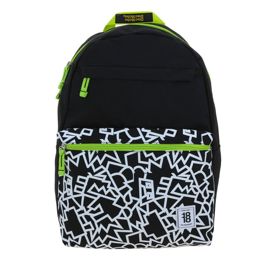 MOCHILAS CHENSON GRANDE CRAZY COLORS 1818 NEGRA XXV
