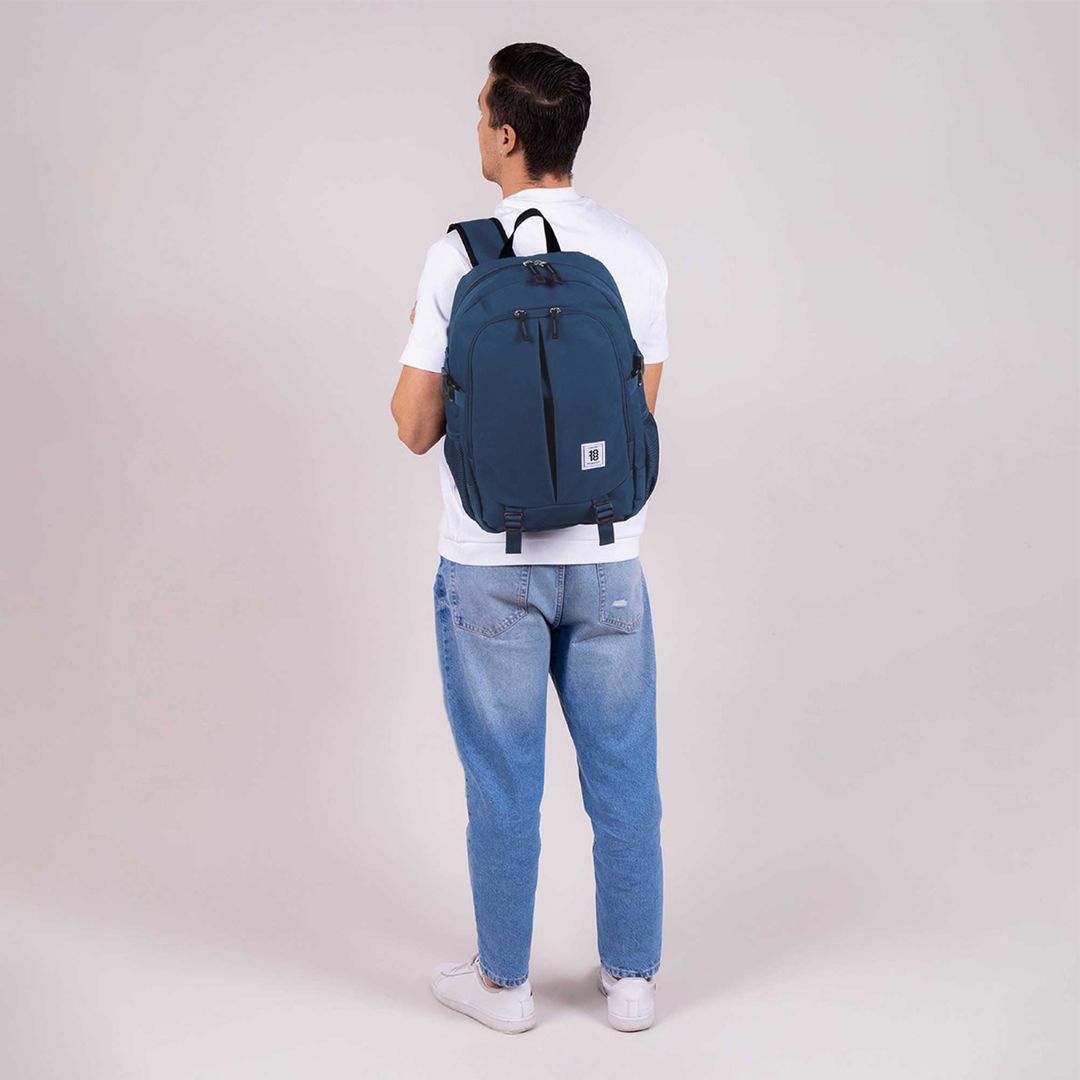MOCHILA CHENSON GRANDE 1818 WYNN AZUL XXIV