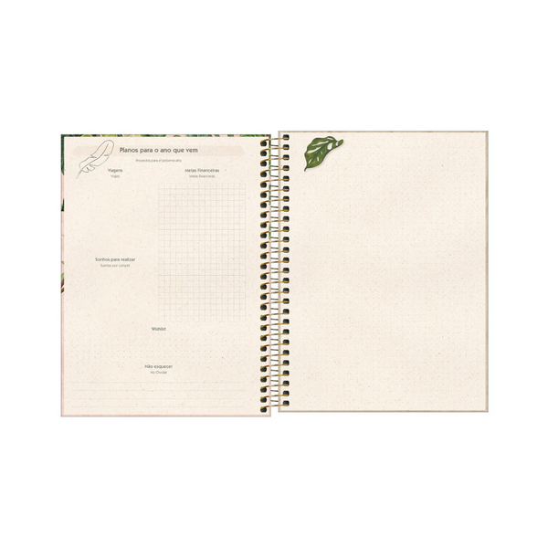 AGENDA DIARIA EN ESPIRAL 2024 PLANNER NATURALI M7