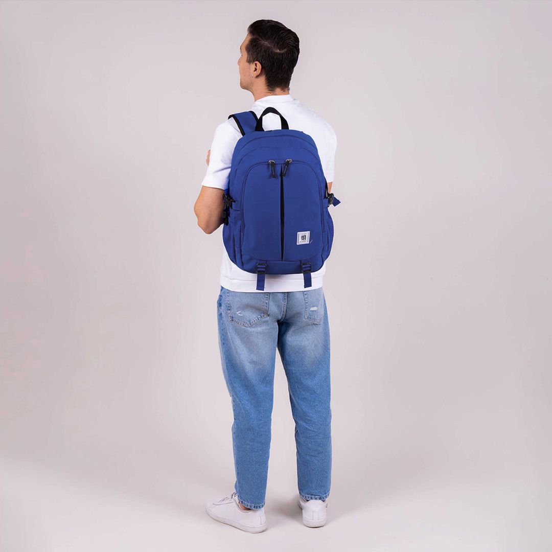 MOCHILA CHENSON GRANDE 1818 WYNN AZUL TURQUEZ XXIV