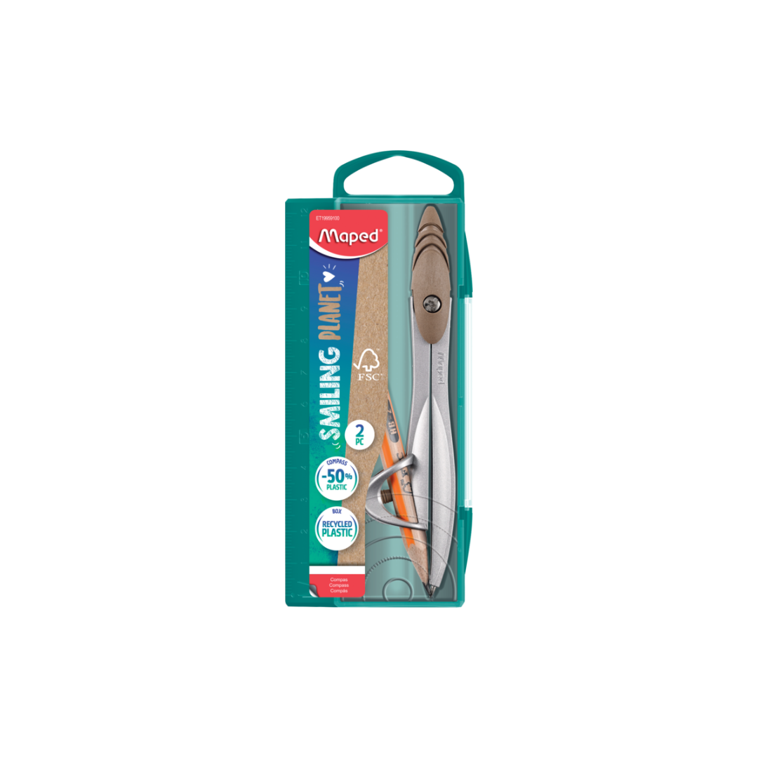 JUEGO DE COMPAS 9PZS CAJA PLASTICA Surt. BLISTER