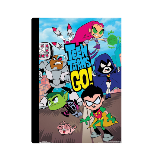 CUADERNO COSIDO 200 PAG. TEEN TITANS GO 2nd PAQ. 32