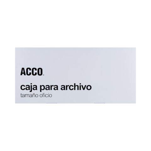 CAJAS PLASTICA P/ARCHIVO OFICIO PAQ. 10