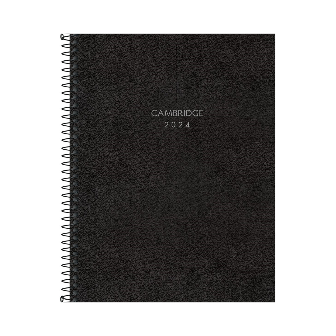 AGENDA DIARIA EN ESPIRAL 2024 CAMBRIDGE M9