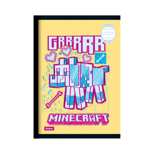 CUADERNO COSIDO 160 PAG. MINECRAFT CAL. 3RO