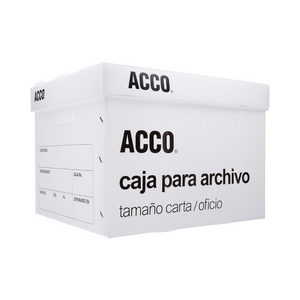 CAJAS PLASTICA P/ARCHIVO CARTA PAQ. 10