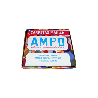 FOLDERS MANILA (8.5 X 11) AMARILLO 125/1