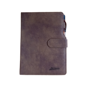 LIBRETAS DE NOTA IMANTADA MARRON C/BOLIGRAFOS GL32 MRN