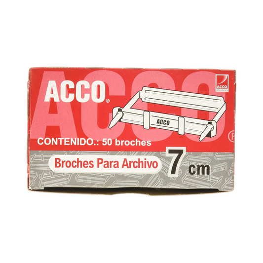 GANCHOS P/FOLDERS 7CMS 50/1 UNIDAD 1