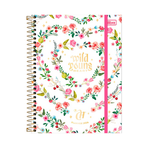 AGENDA DIARIA EN ESPIRAL 2024 PLANNER CAPRICHO M7