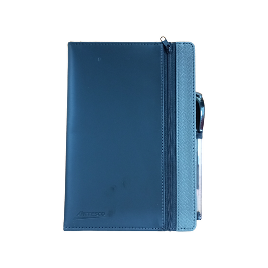 LIBRETAS DE NOTAS C/ZIPPER NEGRO C/BOLIGRAFO GL32 NEGRO