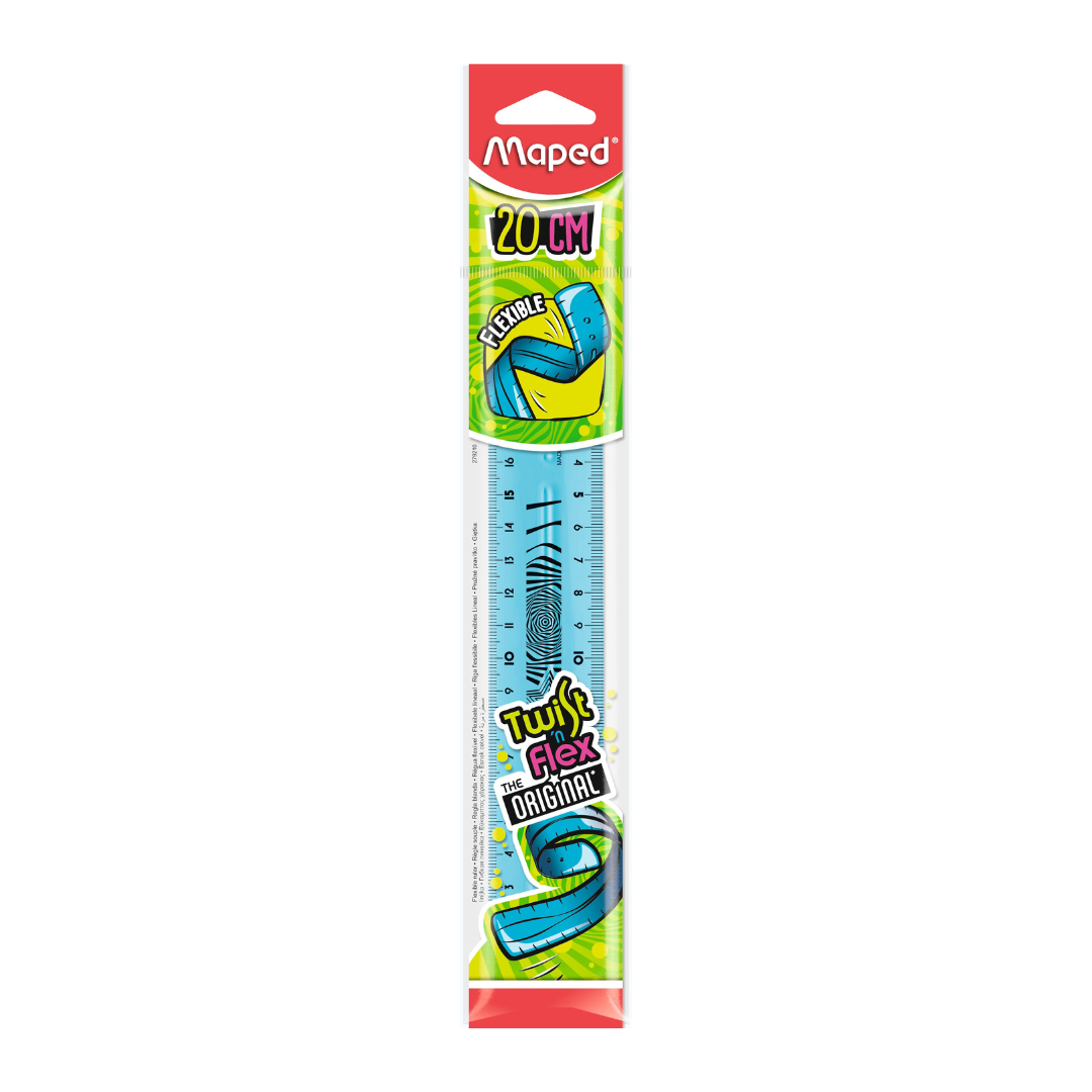 REGLAS PLASTICAS 20CM FLEXIBLES