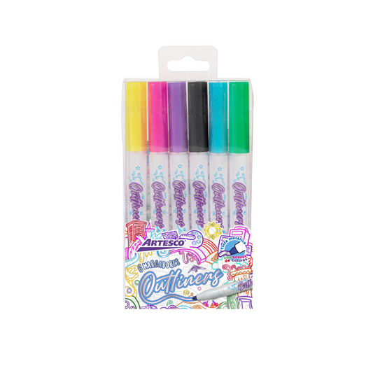 JUEGO DE MARCADOR  OUTLINERS 6/1 BLISTER