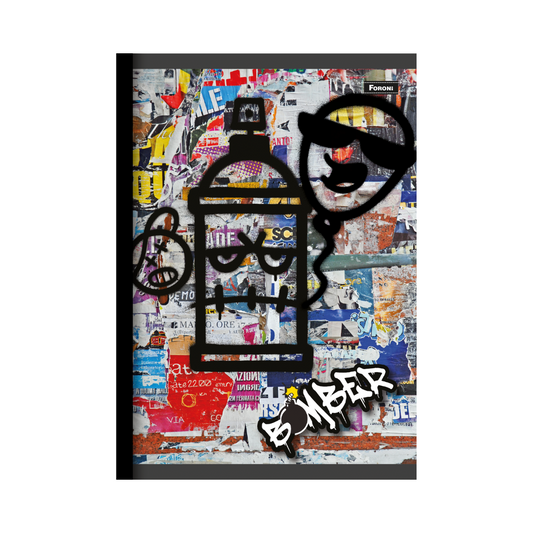 CUADERNO COSIDO 200 PAG. BOMBER