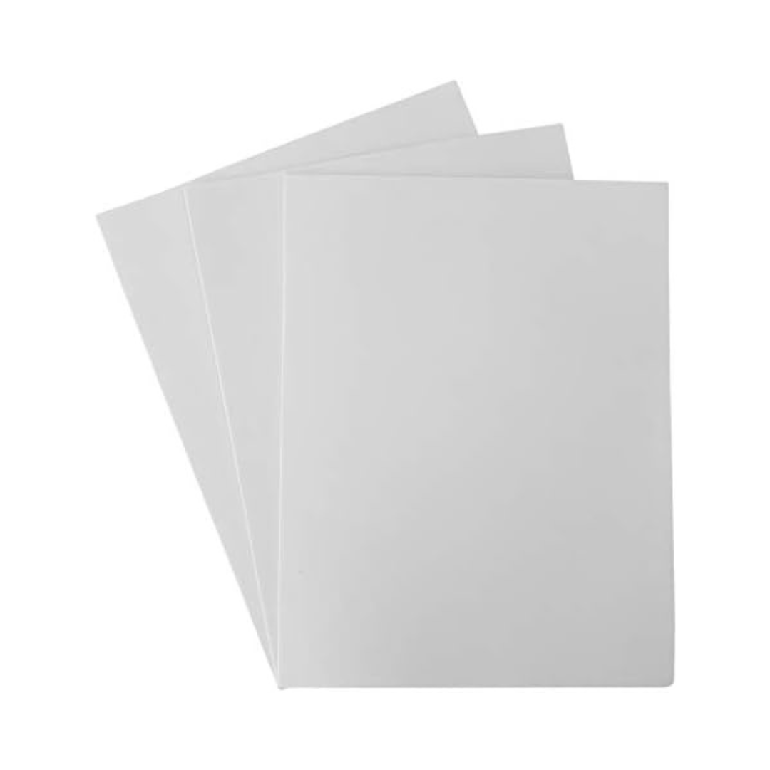 FOAMY BARRILITO LISO (8.5 X 11) BLANCO