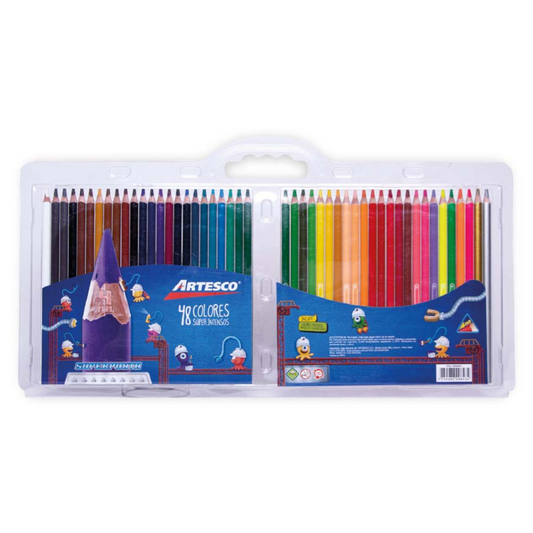 JUEGO LAPICES COLORES 4mm 48/1 LARGO TRIANGULAR BL