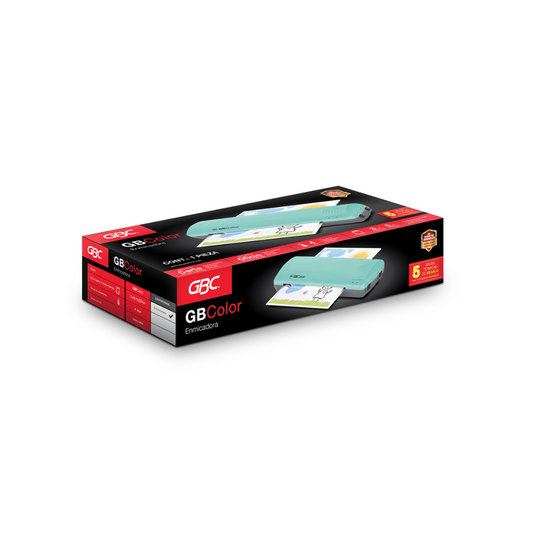 GBC Color LAMINADORA 23CM MICAS DE 3 Y 5 MILESIMAS-AQUA