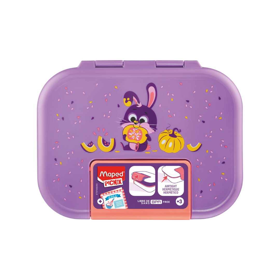 RECIPIENTE P/MERENDAR MINIZ ECOZEN 900ML RABBIT
