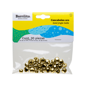 CASCABELES ORO BOLSA C/30 PZAS