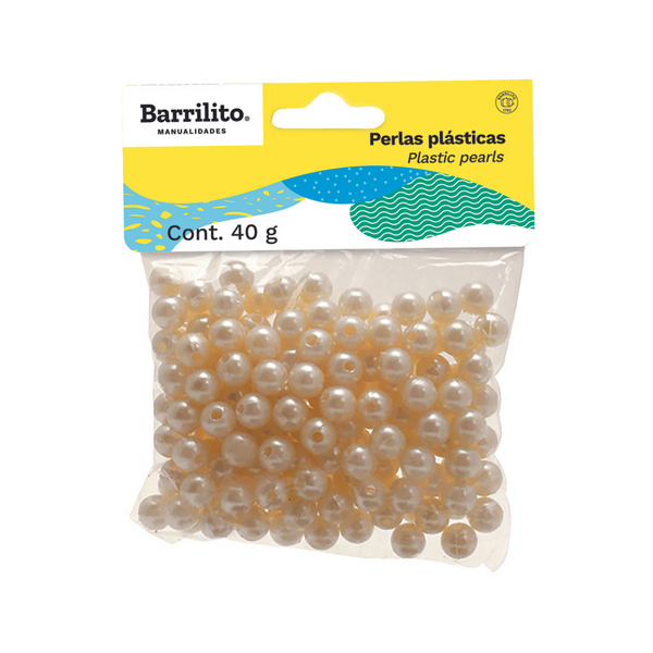 PERLAS PLASTICAS BOLSA CON 40g