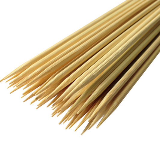 PALITO DE BROCHETA 10" DE BAMBU (25 x 0.3)cm 25/1 BOLSA