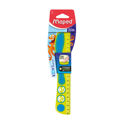 REGLAS KIDY GRIP 20cm/8pulg BL