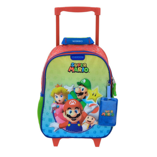 MOCHILA CHENSON C/RUEDAS PEQUEñA MARIO B. YOIN ROJA XXIV