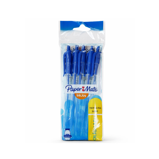 BOLIGRAFOS INKJOY 100 RT  5/1 AZUL BL