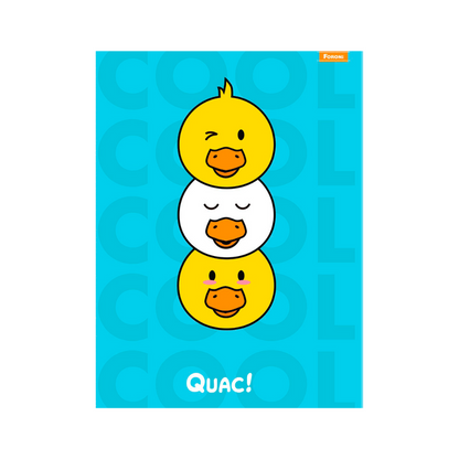 CUADERNO COSIDO 200 PAG. QUAC