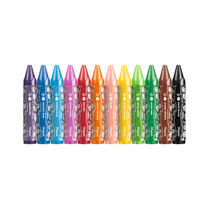 CREYONES DE CERA JUMBO JUNGLE FEVER 12/1