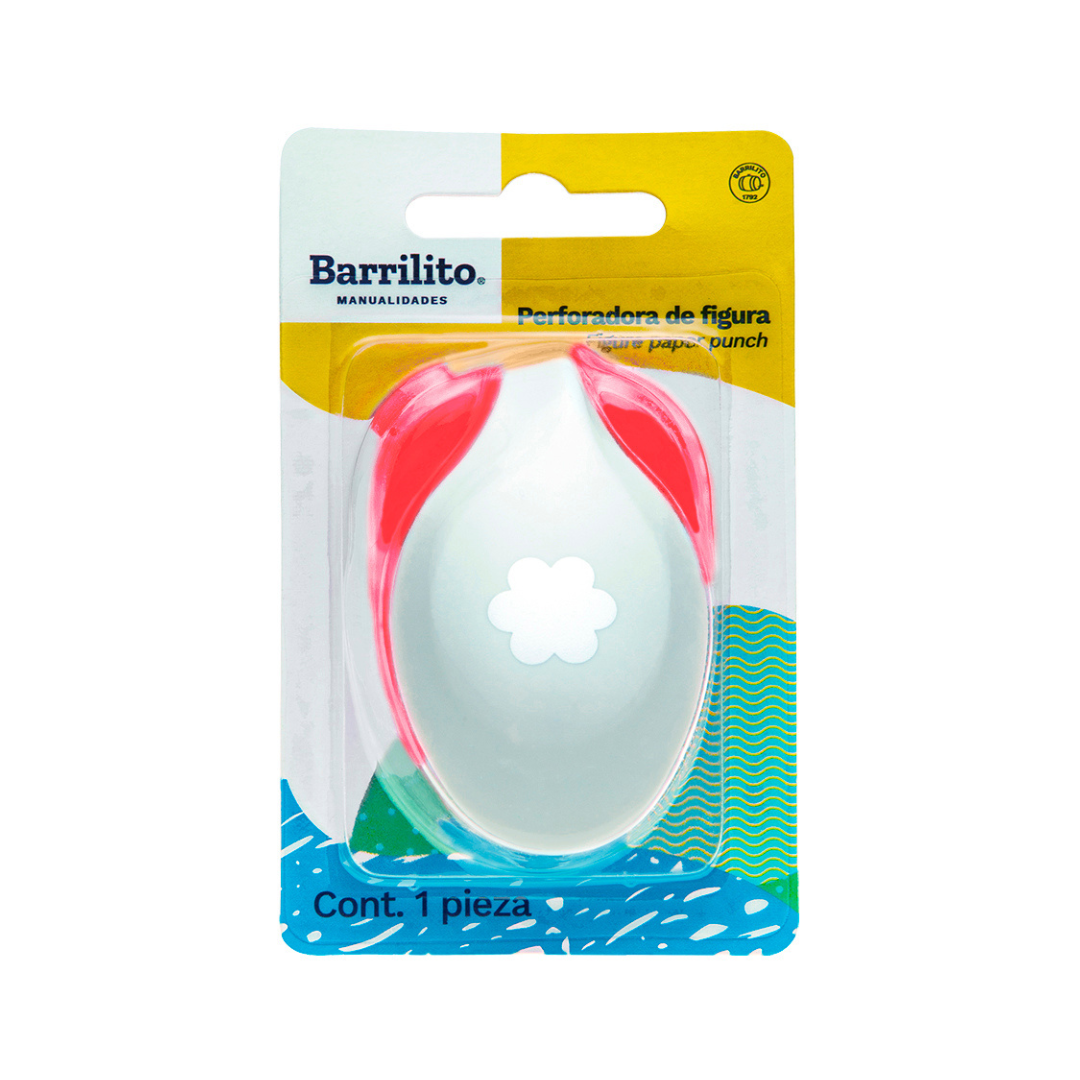 PERFORADORA DE 1 HOYO C/DISEÑO "FLOR"