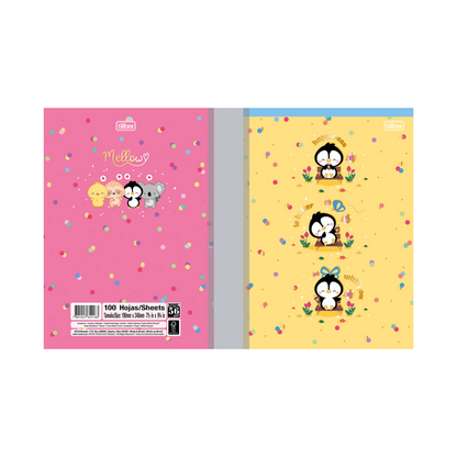 CUADERNO COSIDO 200 PAG. COST CF MELLOW