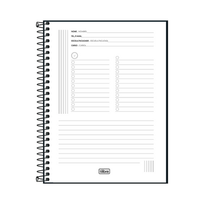 CUADERNO P/ANOTACIONES TD ORGAN OPUS 80H