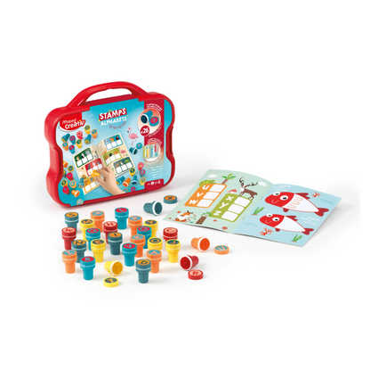 JUEGOS CREATIVOS, 26 SELLOS DE LETRAS  (3-6)anos