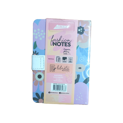 LIBRETAS DE NOTAS IMANTADA C/BOLSILLO HAPPINESS