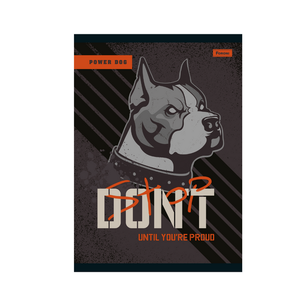 CUADERNO COSIDO 200 PAG. POWER DOG