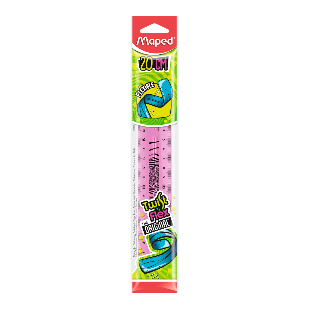REGLAS PLASTICAS 20CM FLEXIBLES