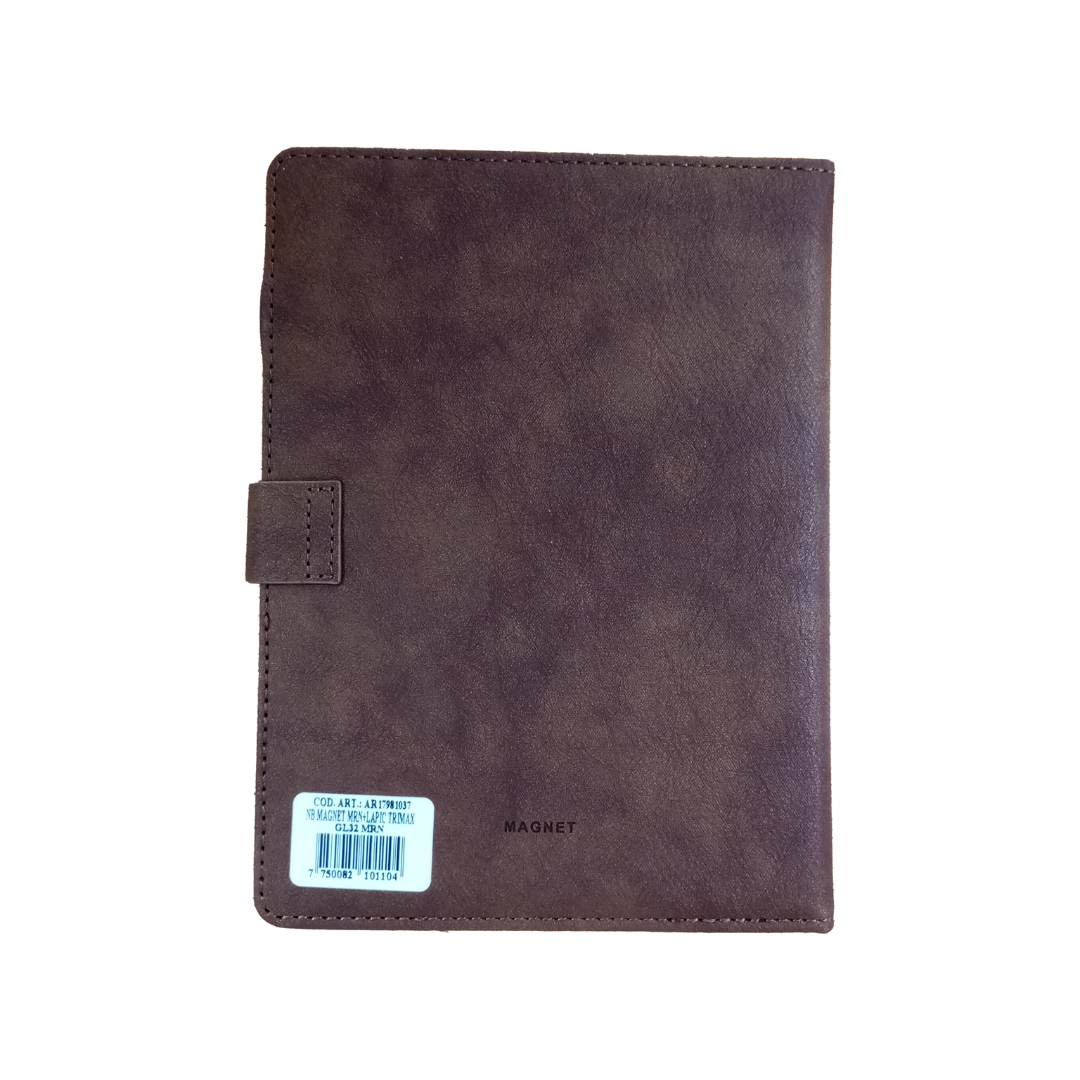 LIBRETAS DE NOTA IMANTADA MARRON C/BOLIGRAFOS GL32 MRN