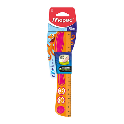 REGLAS KIDY GRIP 20cm/8pulg BL