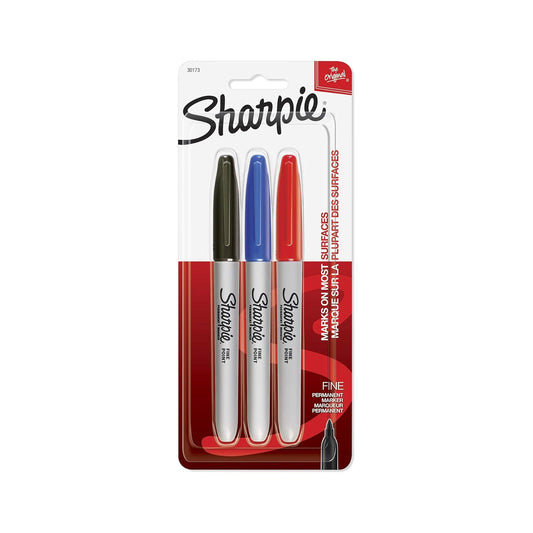 JUEGO DE FELPAS SHARPIE FINA  3/1 BL