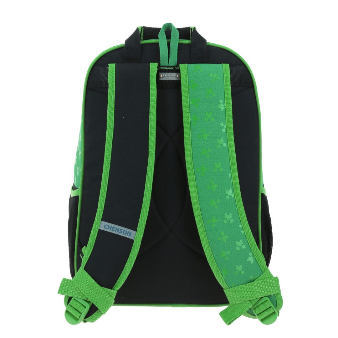 MOCHILA GRANDE VERDE MINECRAFT DUPPER XXIV