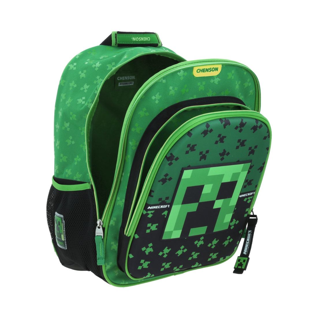 MOCHILA GRANDE VERDE MINECRAFT DUPPER XXIV