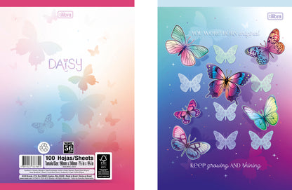 CUADERNO COSIDO 200 PAG. DAISY
