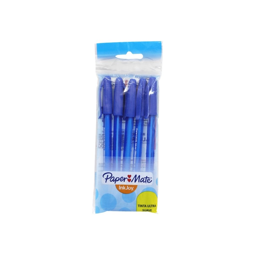 BOLIGRAFOS INKJOY 100  5/1 AZUL BL